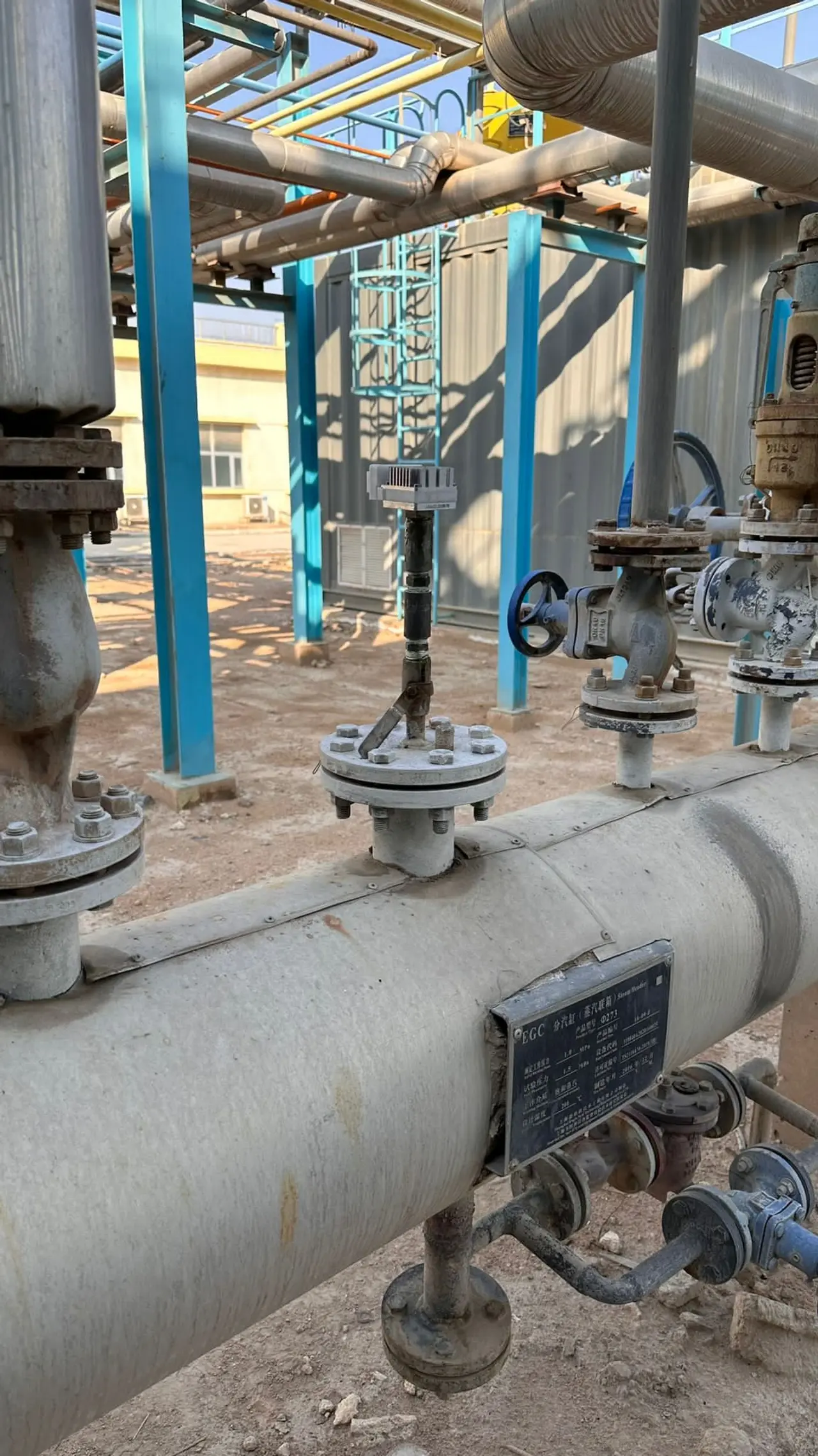 WiT-es Probe Wireless Temperature Sensor Engine Room Installation